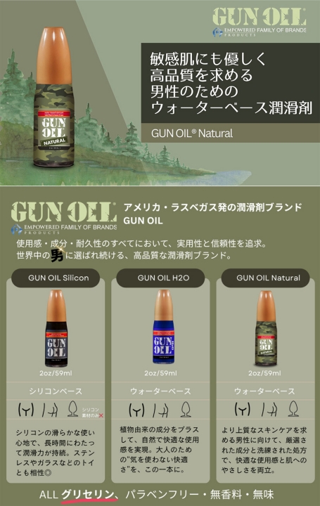 GUN OIL ナチュラル 2オンス GUN OIL ナチュラル 2オンス