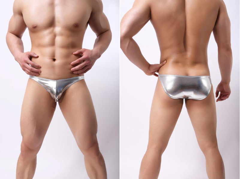 メタリックシルバー ビキニ Mサイズ メタリックシルバー ビキニ Mサイズ