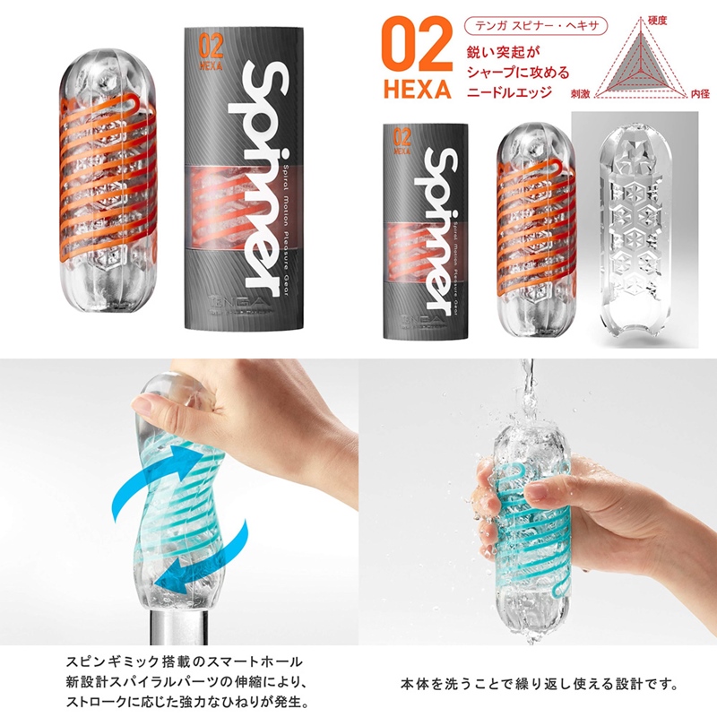 TENGA SPINNER ( 02 HEXA ) TENGA SPINNER ( 02 HEXA )